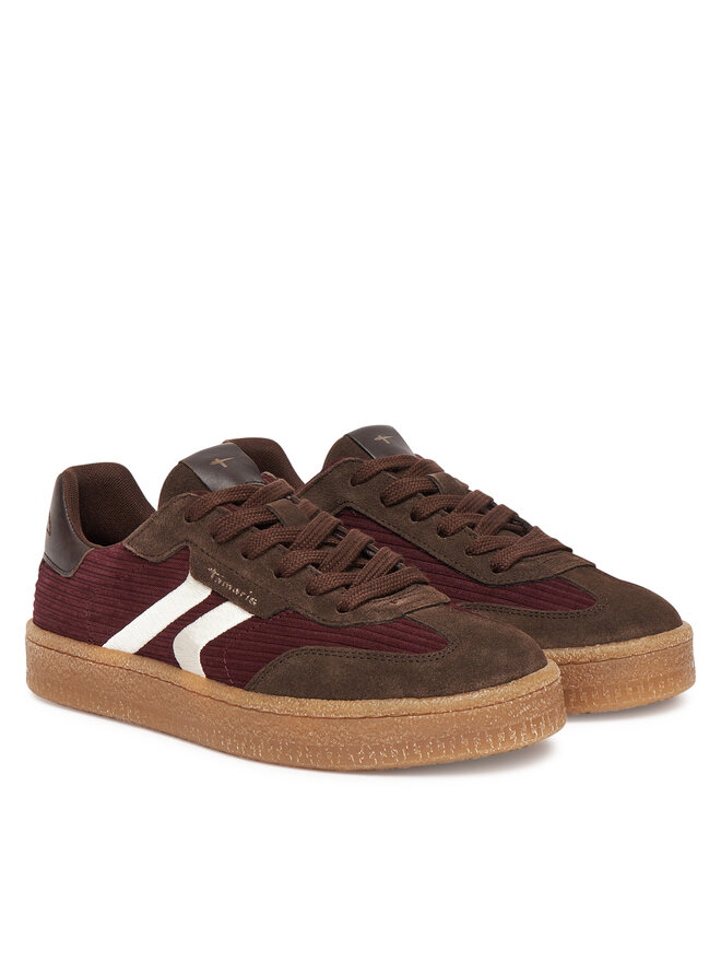 Tamaris Sneakersy Tamaris 1-23723-44 Bordowy