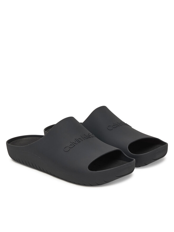 Calvin Klein Natikače Calvin Klein Jelly Slide HM0HM02014 Crna