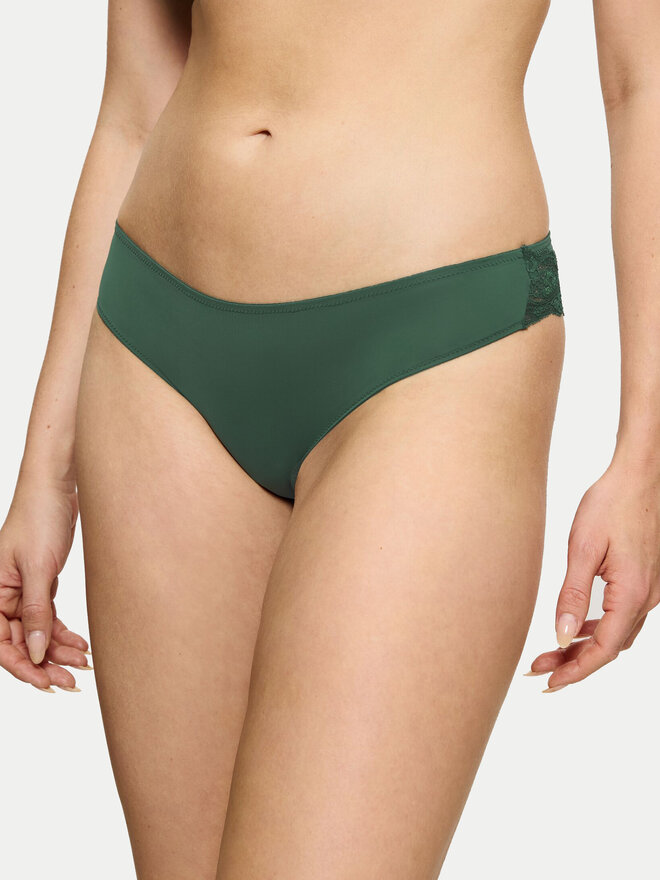 Triumph Triumph Braziljske spodnje hlačke Lovely Micro 10182554 Zelena