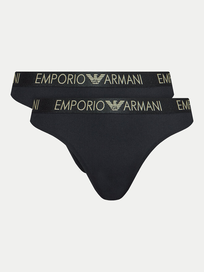Emporio Armani Underwear Emporio Armani Underwear Σετ 2 τεμάχια σλιπ κλασικά 163334 4F235 00020 Μαύρο