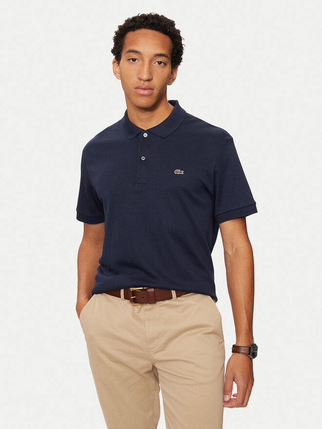 Lacoste Lacoste Polo marškinėliai DH2050 Tamsiai mėlyna Regular Fit