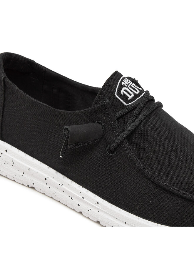 Hey Dude Halbschuhe Hey Dude Wendy Slub Canvas 40063-001 Schwarz