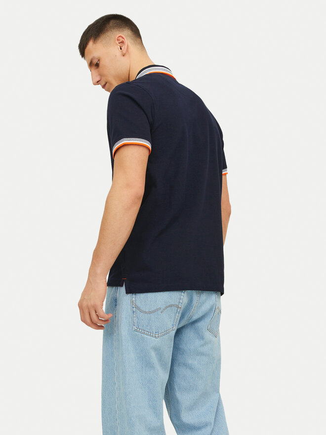 Jack&Jones Jack&Jones Pólóing Paulos 12136668 Sötétkék Slim Fit
