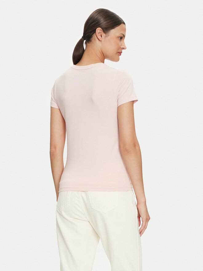 Guess Jeans Guess Jeans Camiseta W4YI02 J1314 Rosa Slim Fit