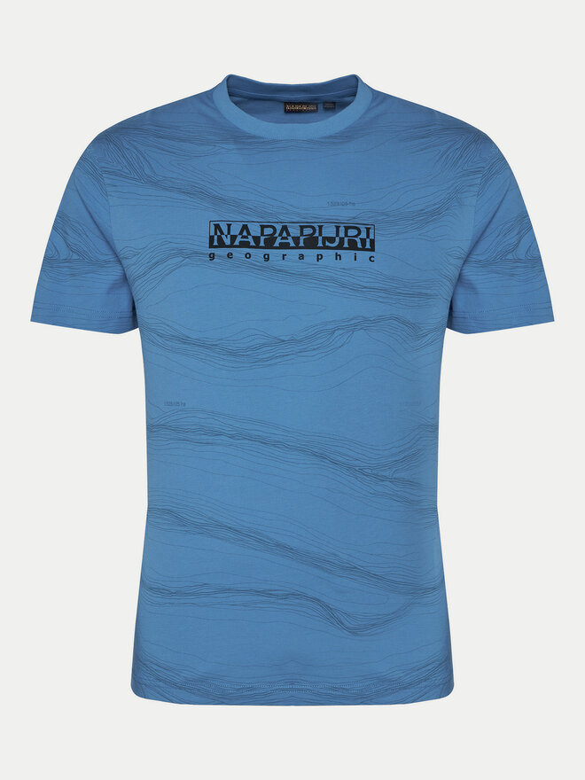 Napapijri Napapijri Футболка B-Cellini NP0A4ILS Голубий Regular Fit