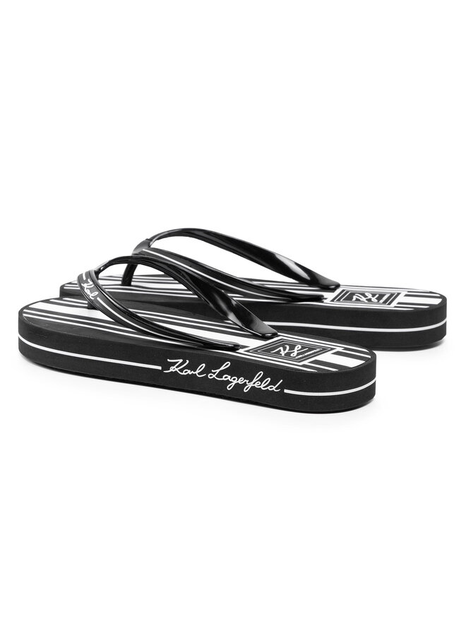 KARL LAGERFELD Джапанки KARL LAGERFELD KL81018s Черен