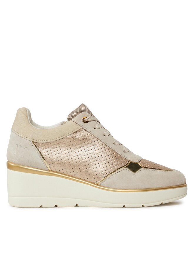 Geox Sneakersy Geox D Ilde D25RAA 0AJ22 CB55V Beżowy