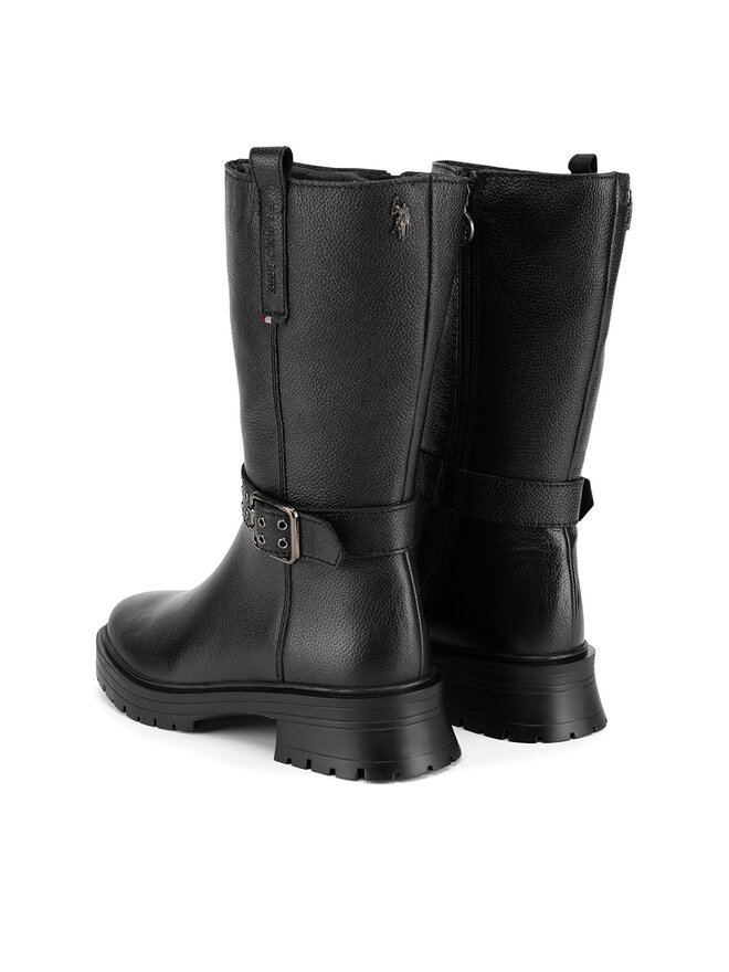 U.S. Polo Assn. Ботильйони U.S. Polo Assn. MAGDA001W/DL1 Чорний