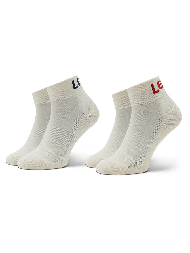 Levi's® 2 pares de calcetines altos unisex Levi's® 701220677 Écru