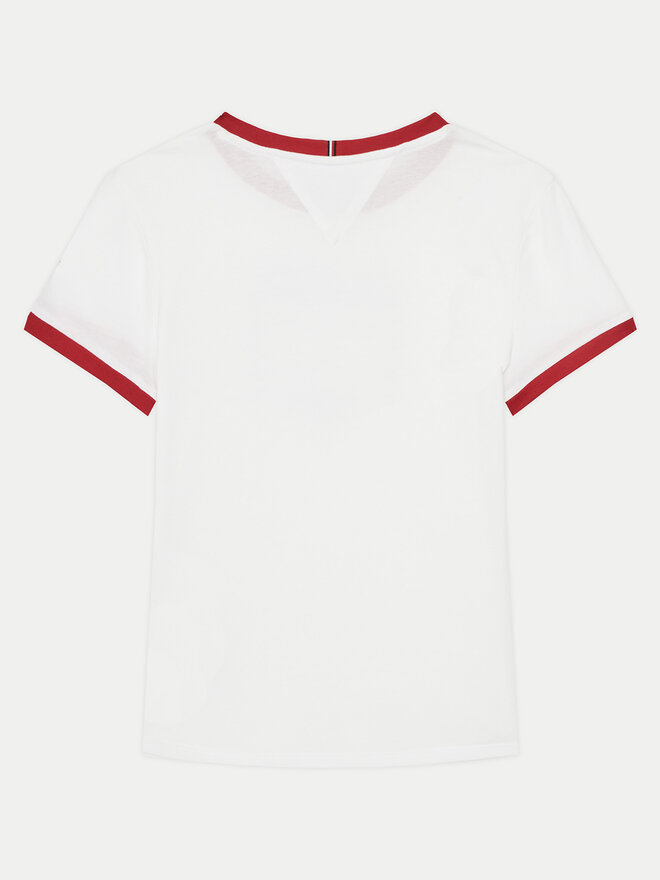 Tommy Hilfiger Tommy Hilfiger Marškinėliai KG0KG08528 D Balta Regular Fit