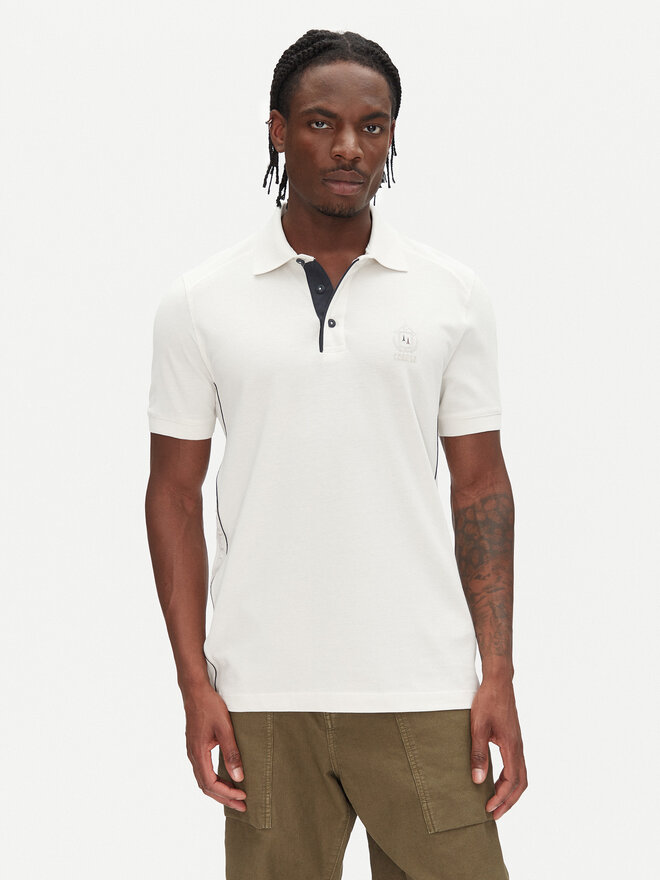 Aeronautica Militare Aeronautica Militare Poloshirt 251PO1868P347 Écru Regular Fit