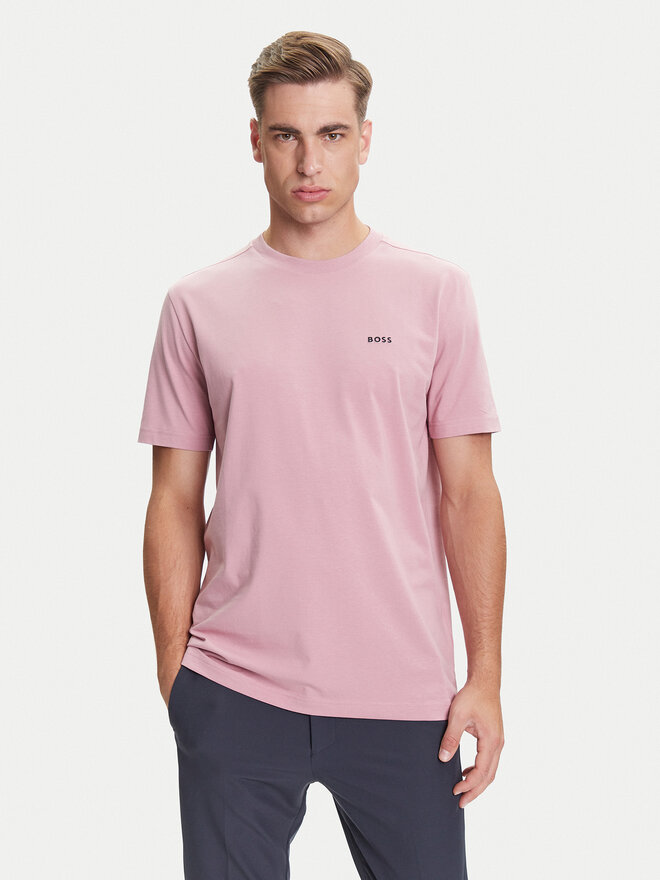 BOSS BOSS Camiseta 50506373 Rosa Regular Fit