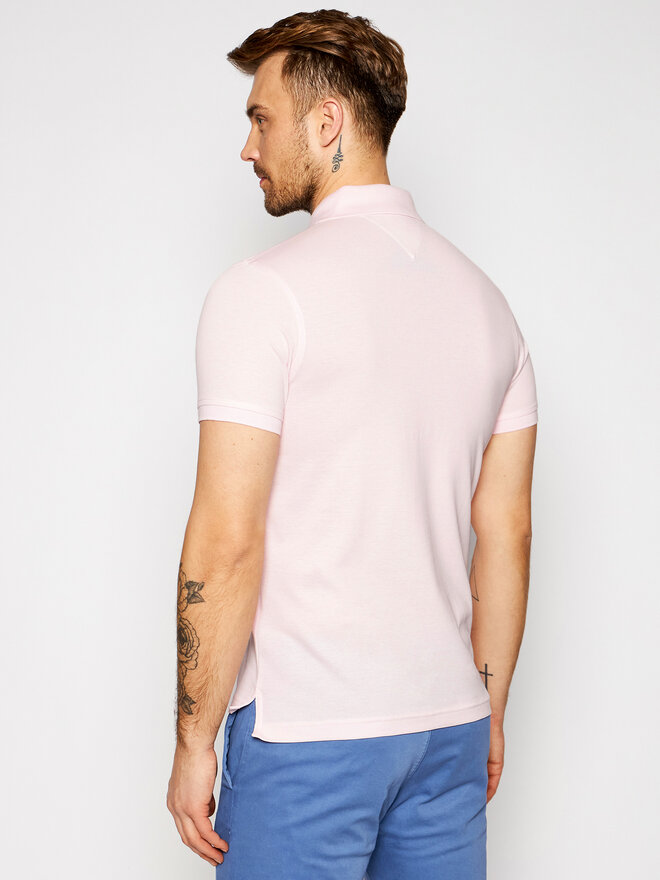 Tommy Hilfiger Tommy Hilfiger Pólóing 1985 MW0MW17771 Rózsaszín Slim Fit
