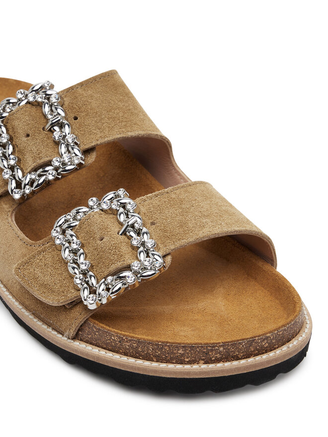 Pollini Pantoletten Pollini SA28373G0MTF0209 Khakifarben