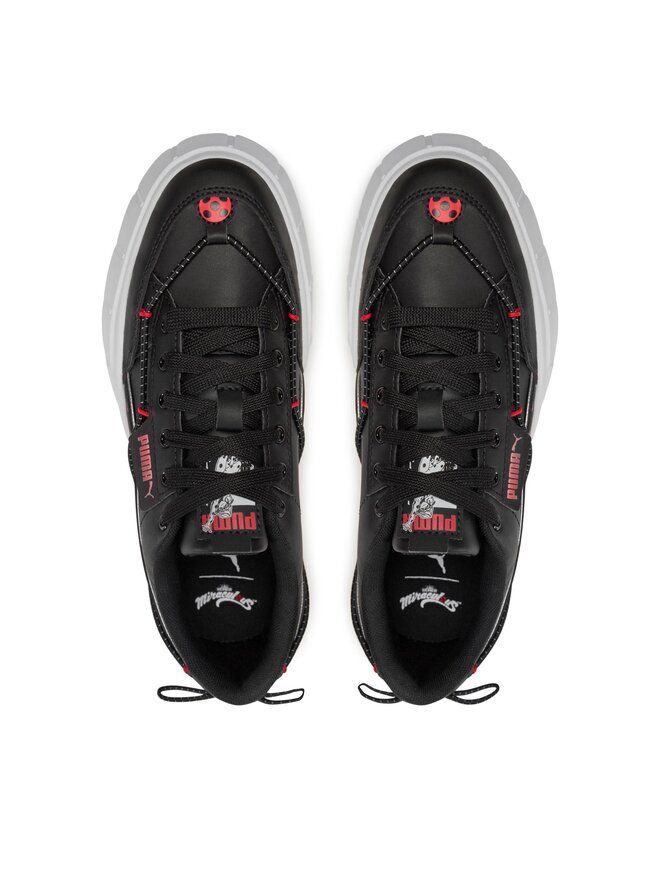 Puma Сникърси Puma Mayze Stack Miraculous Jr 393906 01 Черен