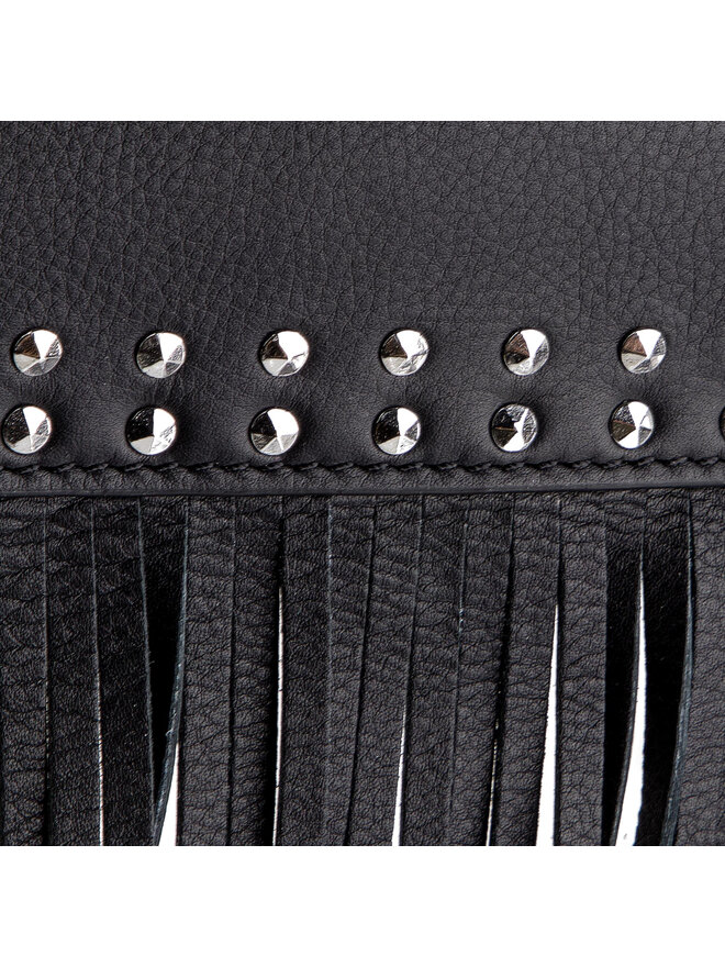 TWINSET Torebka TWINSET Tracolla Con Zip AS8PCC Czarny