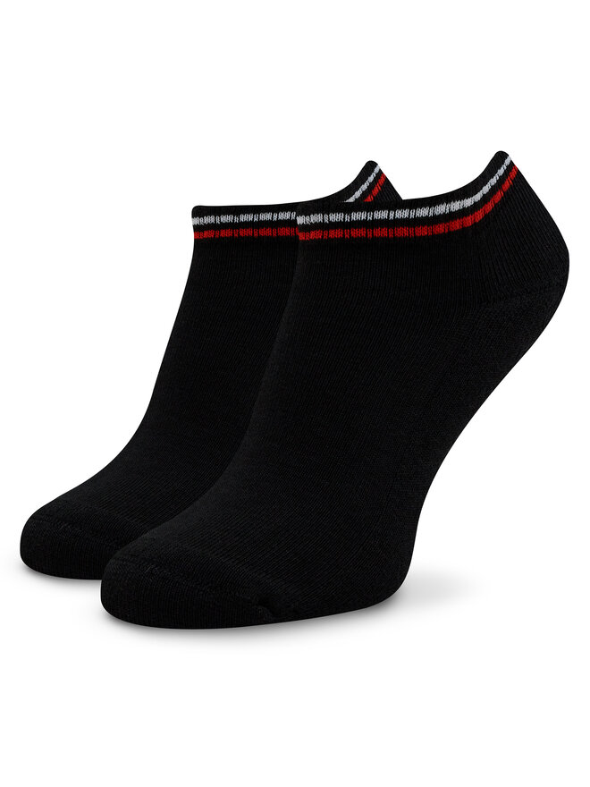 Tommy Hilfiger Set di 2 paia di pedulini unisex Tommy Hilfiger 701228178 Nero