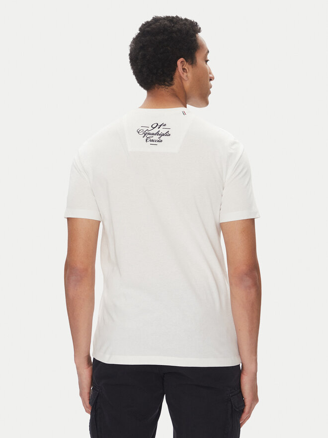 Aeronautica Militare Aeronautica Militare Camiseta 251TS2414J641 Blanco Regular Fit
