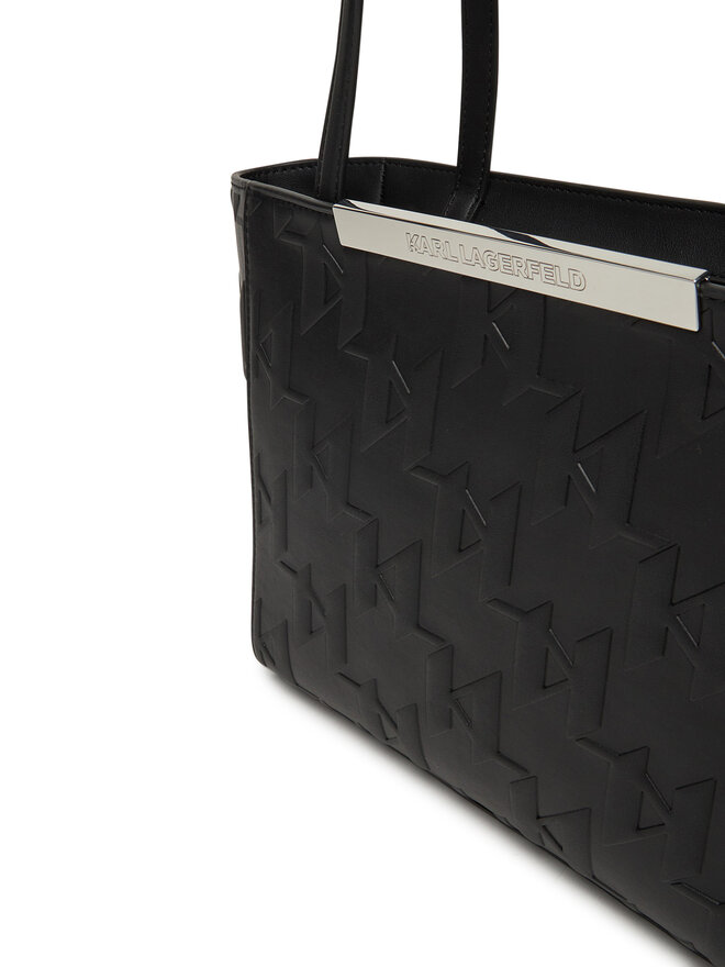 KARL LAGERFELD Ročna torba KARL LAGERFELD A2W30026 Črna
