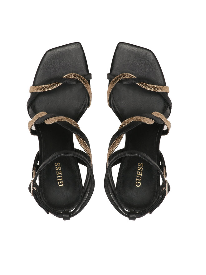 Guess Sandali Guess Syivia FL5SYV LEA03 Črna