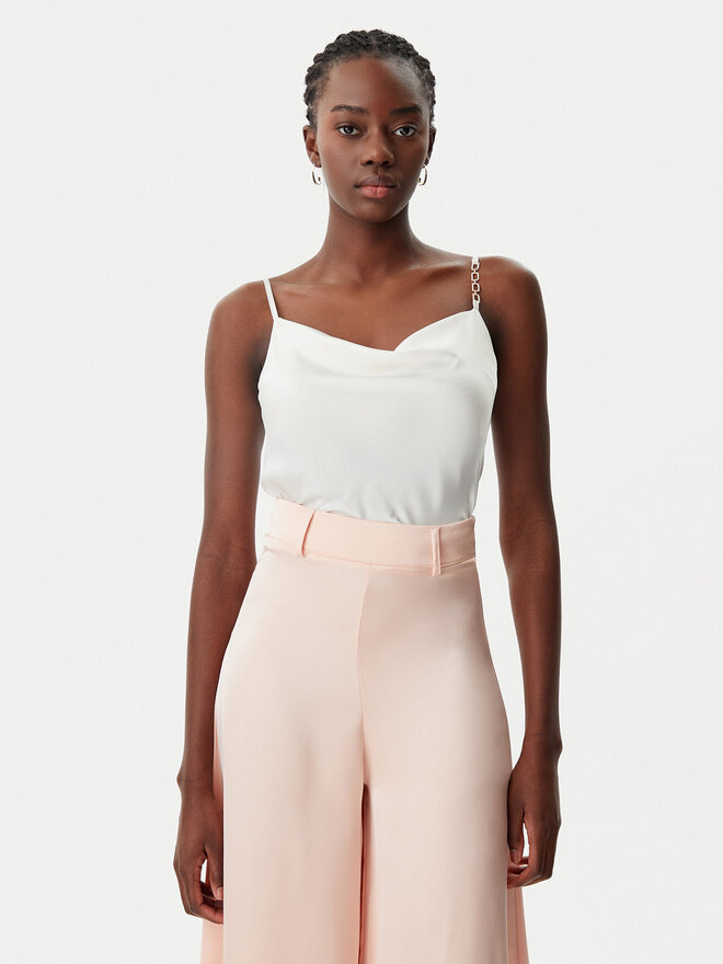 Rinascimento Rinascimento Top CFC0019818002 Weiß Regular Fit