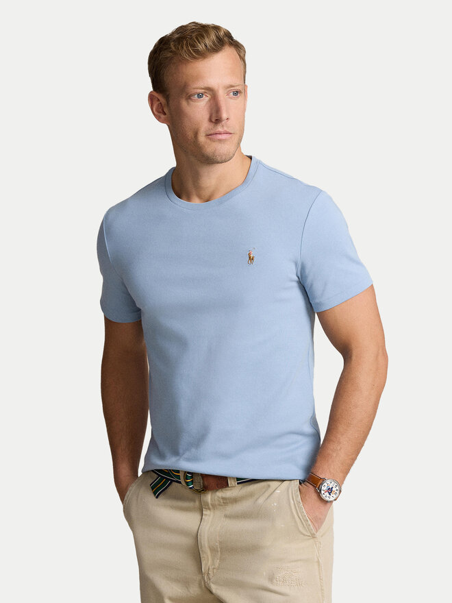 Polo Ralph Lauren Polo Ralph Lauren Camiseta 710740727080 Celeste Slim Fit