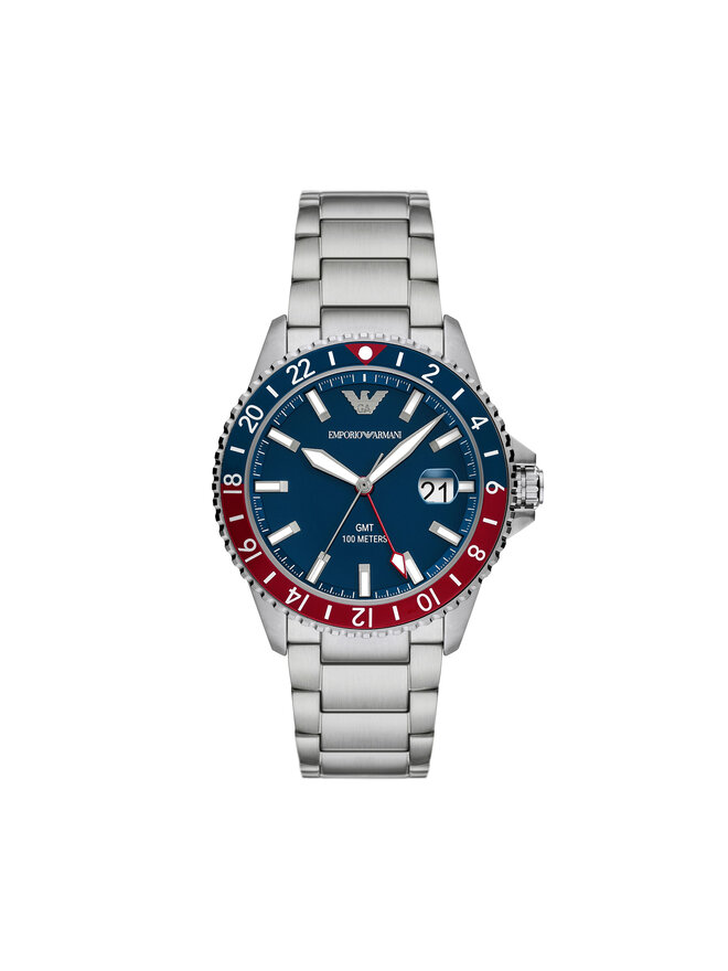 Emporio Armani Годинник Emporio Armani Diver AR11590 Срібний