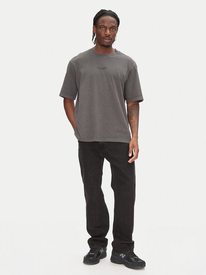 G-Star Raw G-Star Raw Marškinėliai Overdyed D24780-C756 Juoda Boxy Fit