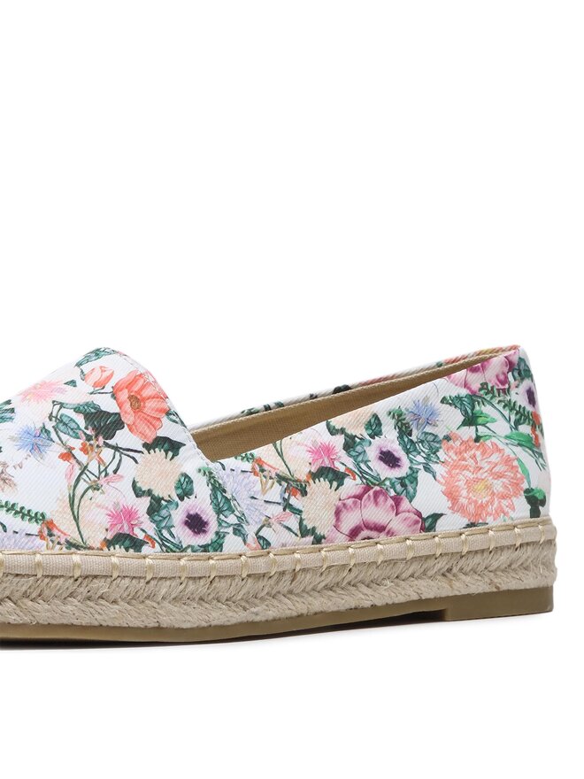 DeeZee Espadryle DeeZee WSS990-103 Biały