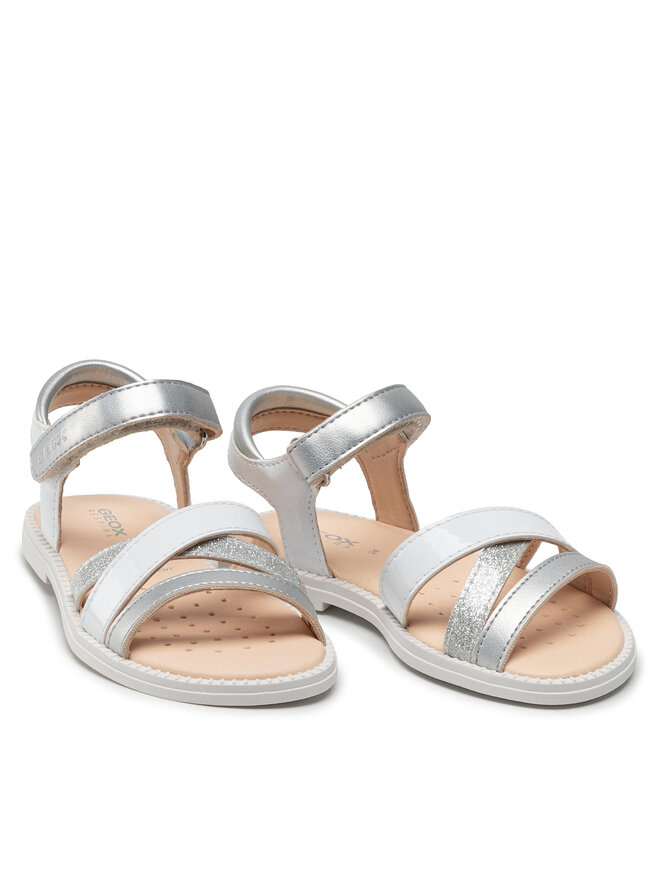 Geox Sandali Geox J S.Karly G. D J5235D 002BJ C1000 M Srebrna