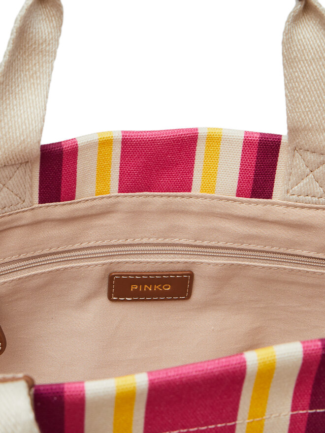 PINKO Handtasche PINKO Shopping Bag Medium PE 25 PLTT 104753 A2G5 Rosa