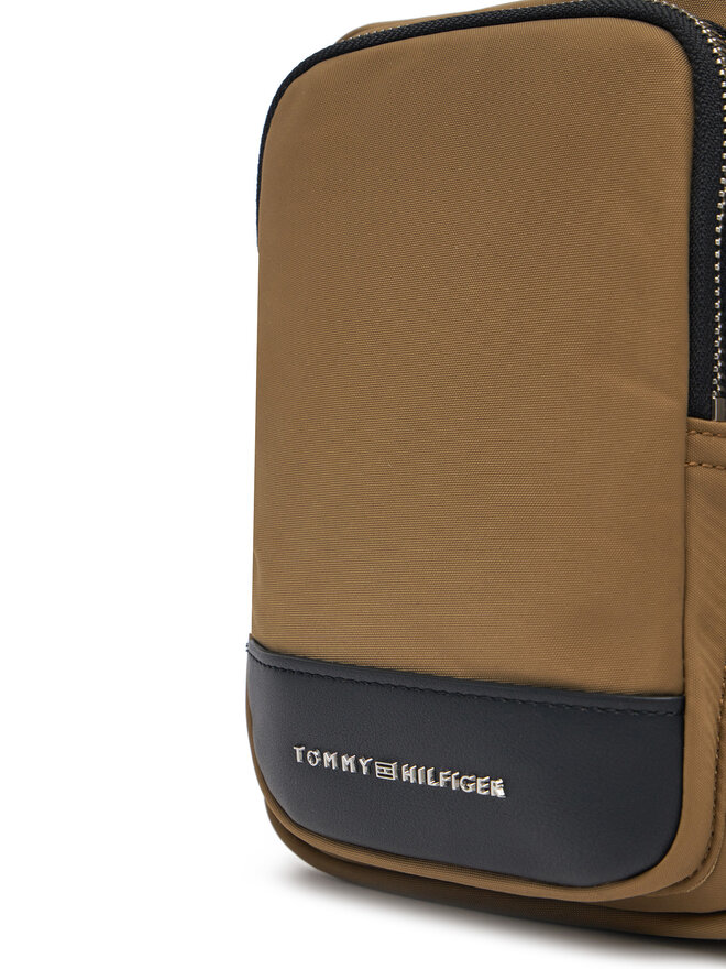 Tommy Hilfiger Плоска сумка Tommy Hilfiger Th Business Mini Reporter AM0AM13190 Коричневий
