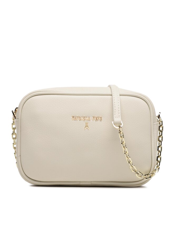 Patrizia Pepe Ročna torba Patrizia Pepe CB0071/L001-W338 Écru