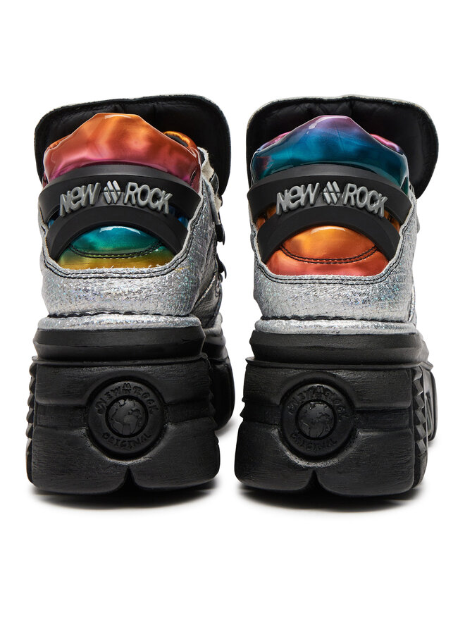 NEW ROCK Αθλητικά NEW ROCK M-106-C52 Ασημί