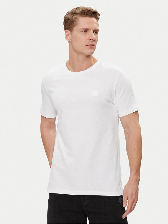 BOSS BOSS Camiseta Tales 50508584 Blanco Relaxed Fit