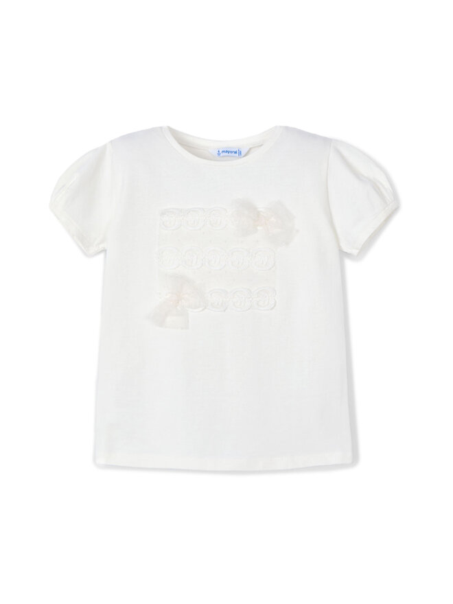Mayoral Mayoral Camiseta 3001 Écru Regular Fit