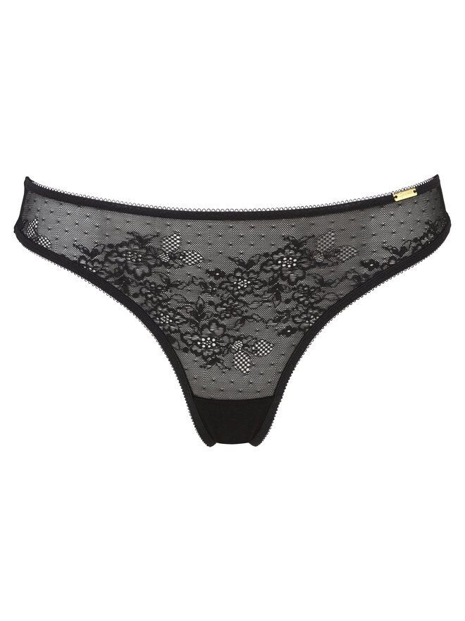 Gossard Gossard Στρίνγκ Glossies 13006 Μαύρο