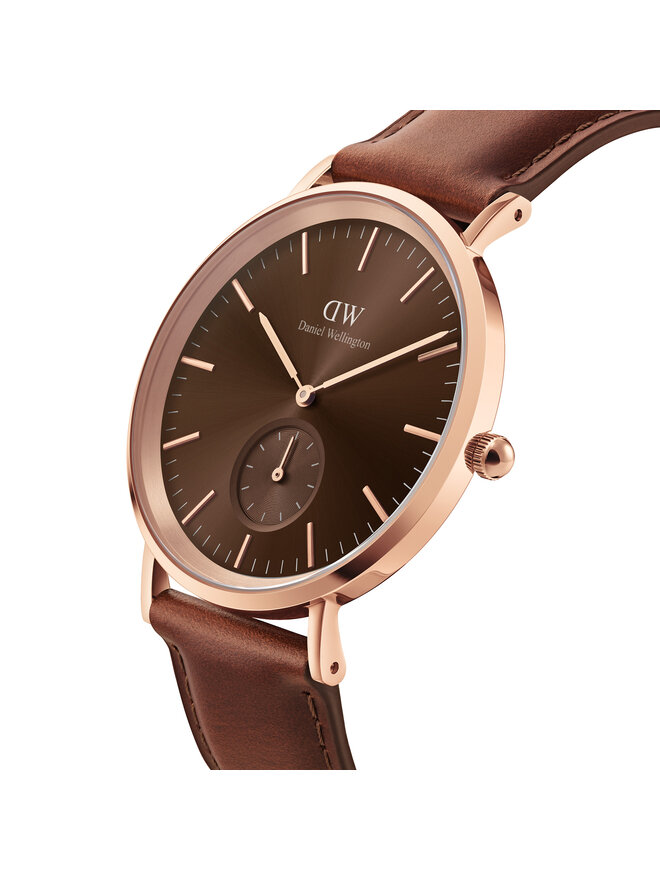Daniel Wellington Hodinky Daniel Wellington Classic Multi-Eye St Maves Amber DW00100707 Hnědá
