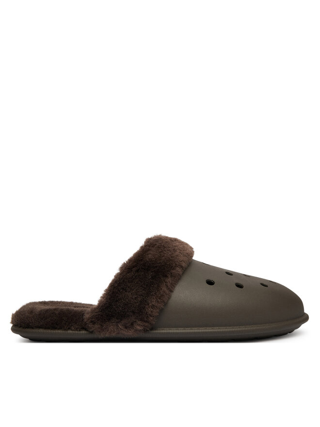 Crocs Hausschuhe Crocs Classic Fuzz Scuff 212143 Braun