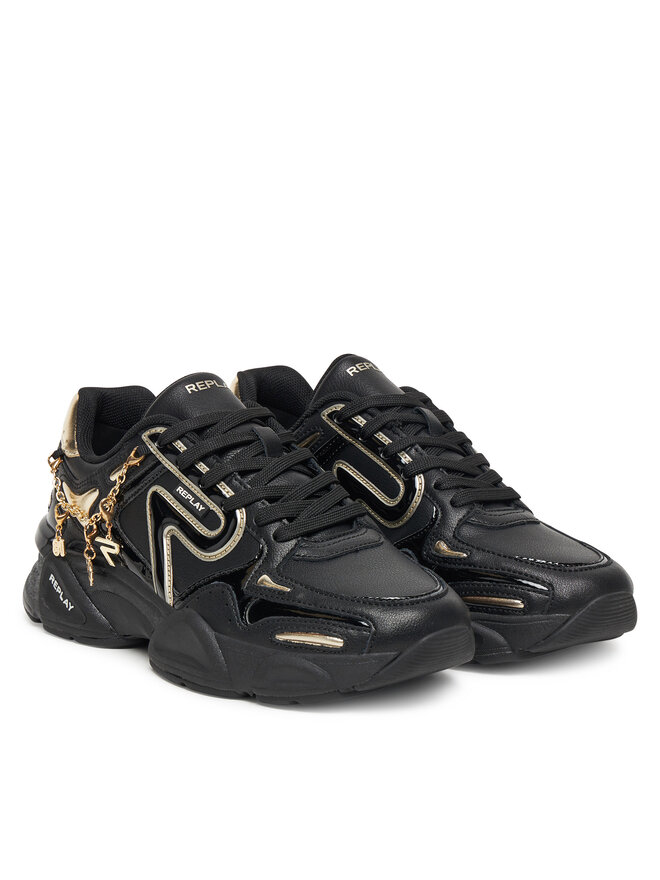 REPLAY Sneakersy REPLAY GWS9N .000.C0013L Černá