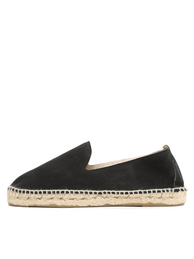 Manebi Espadrile Manebi Flat Espadrilles K 1.0 C0 Crna