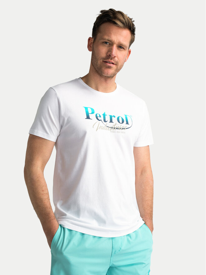 Petrol Industries Petrol Industries T-Shirt M-1040-TSR634 Weiß Regular Fit