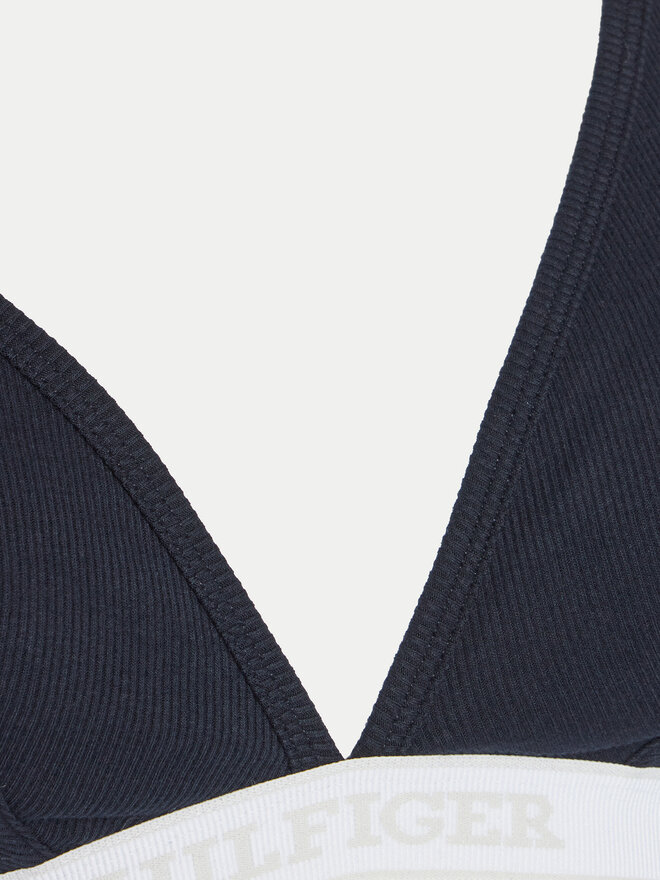 Tommy Hilfiger Tommy Hilfiger Trikotni nedrček UW0UW05537 Mornarsko modra