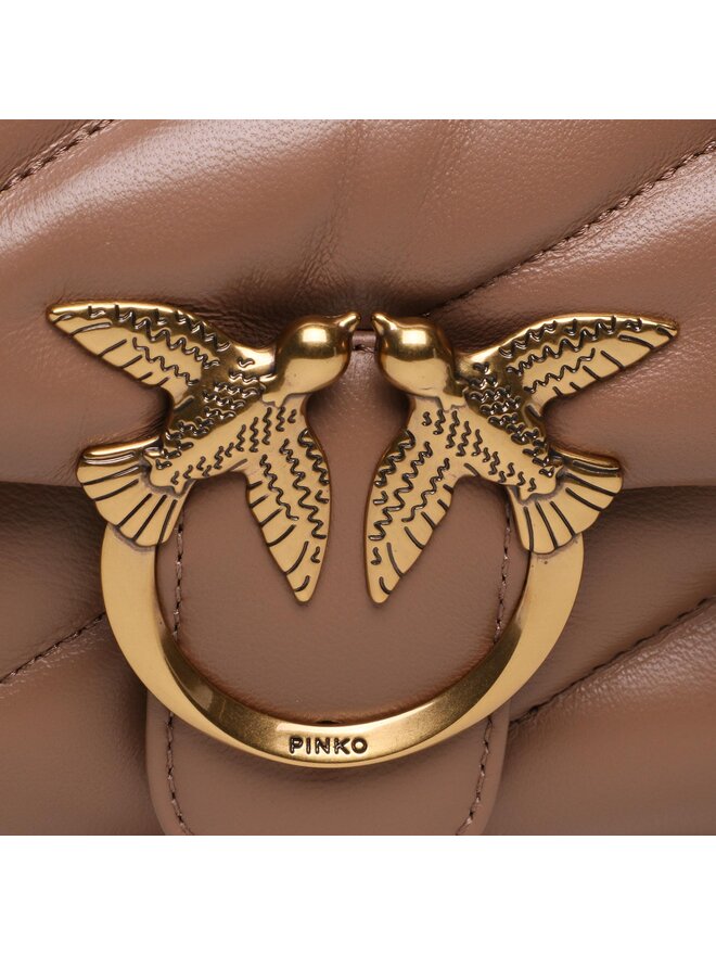 PINKO Torebka PINKO Love Mini Puff Cl AI 23-24 PLTT 100039 A0F2 Beżowy
