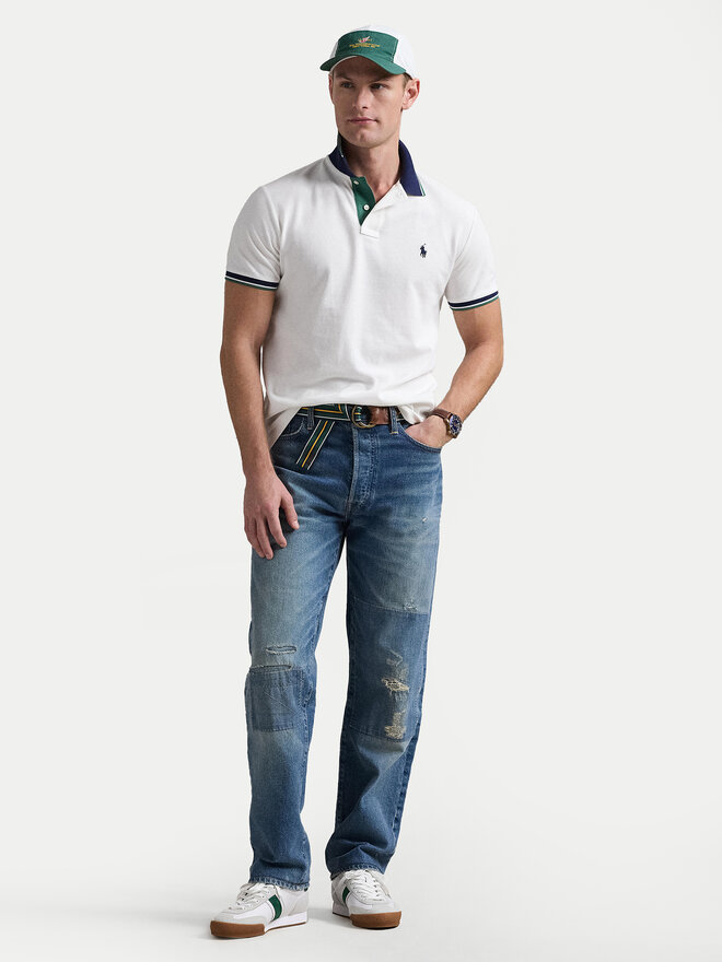 Polo Ralph Lauren Polo Ralph Lauren Poloshirt 710963479001 Weiß Custom Slim Fit