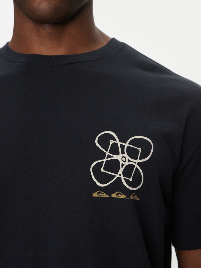 Quiksilver Quiksilver Marškinėliai EQYZT08032 Juoda Oversize