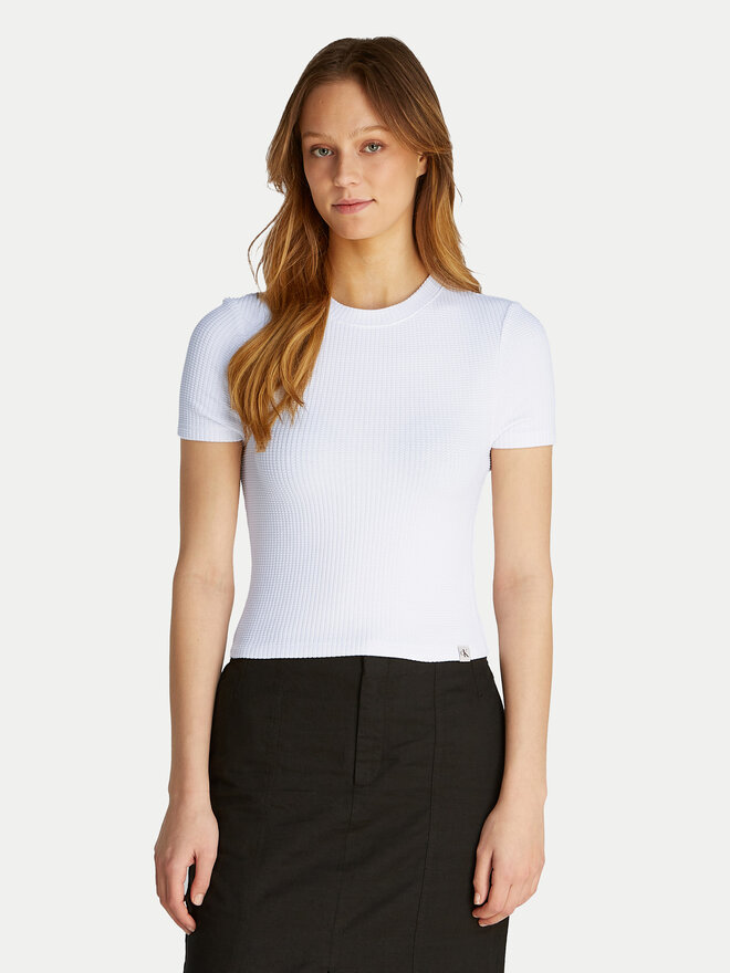 Calvin Klein Jeans Calvin Klein Jeans Camiseta J20J225239 Blanco Slim Fit