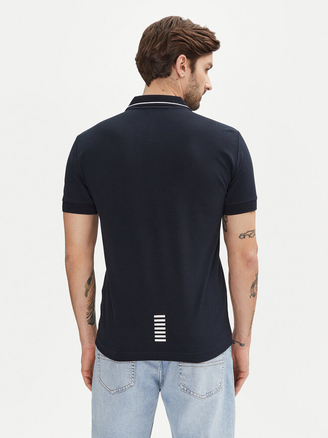 EA7 Emporio Armani EA7 Emporio Armani Поло 8NPF16 PJVUZ 1562 Cиній Slim Fit