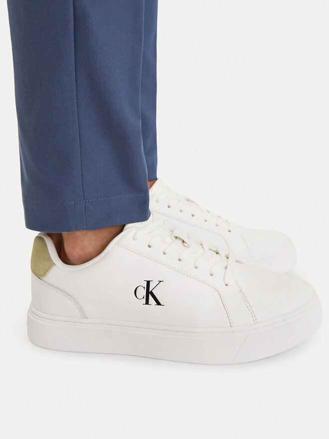 Calvin Klein Sneakers Calvin Klein Classic Cupsole Laceup Lth YM0YM01435 Weiß