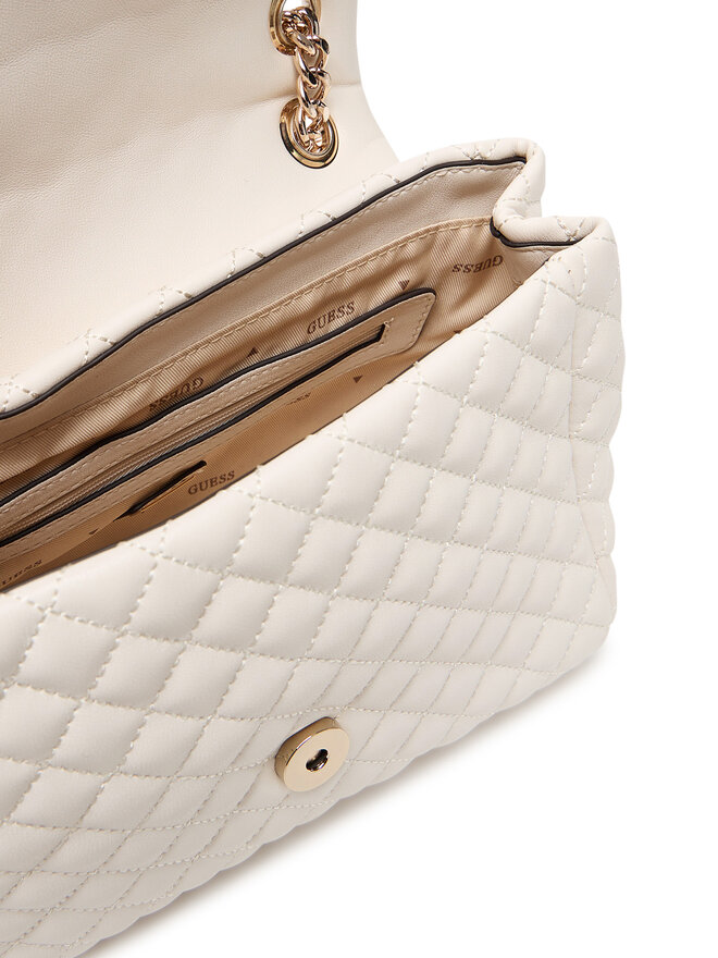 Guess Ročna torba Guess Everlee HWQG86 79210 Bela